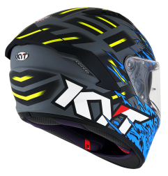 Kask Motocyklowy KYT NF-R FLAMING niebieski