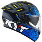 Kask Motocyklowy KYT NF-R FLAMING niebieski
