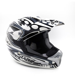 Kask motocyklowy LAZER SMX Bionic biały/szary