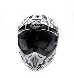 Kask motocyklowy LAZER SMX Bionic biały/szary