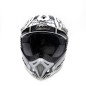 Kask motocyklowy LAZER SMX Bionic biały/szary Kask motocyklowy LAZER SMX Bionic biały/szary