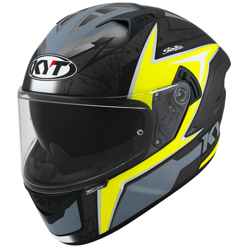 Kask Motocyklowy KYT NF-R MINDSET żółty Kask Motocyklowy KYT NF-R MINDSET żółty