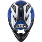 Kask motocyklowy KYT STRIKE EAGLE WINGS biały/niebieski Kask motocyklowy KYT STRIKE EAGLE WINGS biały/niebieski