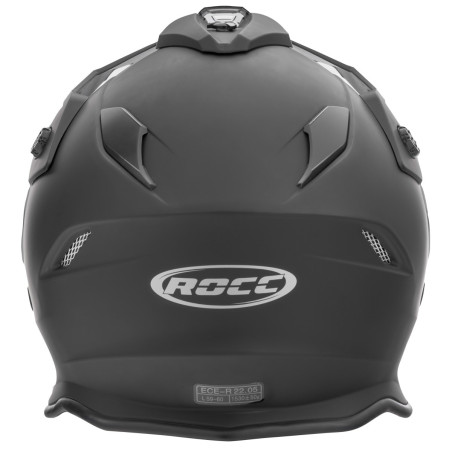 Kask motocyklowy ROCC 780 czarny mat