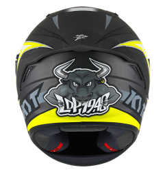 Kask Motocyklowy KYT NF-R MINDSET żółty