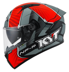 Kask Motocyklowy KYT NF-R XAVI FORES Replica czerwony 2021