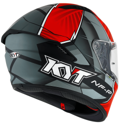 Kask Motocyklowy KYT NF-R XAVI FORES Replica czerwony 2021