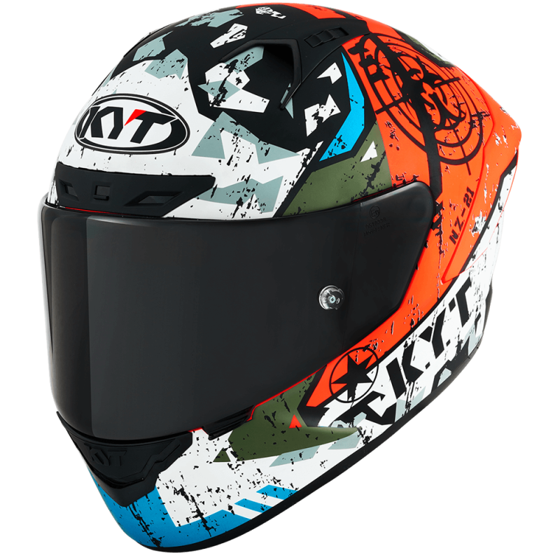 Kask Motocyklowy KYT NZ-RACE BLAZING czerwony Kask Motocyklowy KYT NZ-RACE BLAZING czerwony