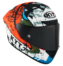 Kask Motocyklowy KYT NZ-RACE BLAZING czerwony