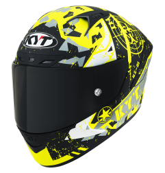 Kask Motocyklowy KYT NZ-RACE BLAZING żółty
