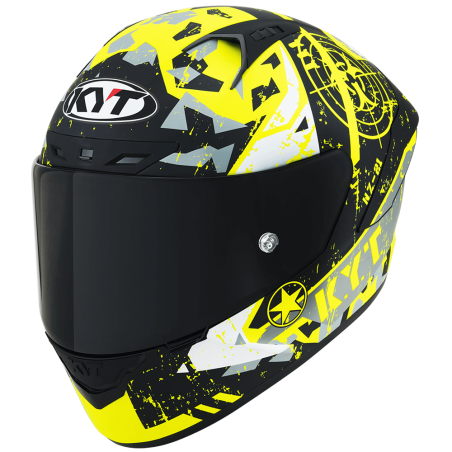 Kask Motocyklowy KYT NZ-RACE BLAZING żółty