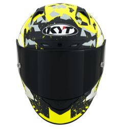 Kask Motocyklowy KYT NZ-RACE BLAZING żółty