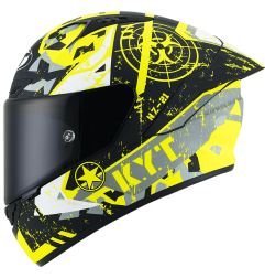 Kask Motocyklowy KYT NZ-RACE BLAZING żółty