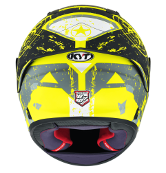Kask Motocyklowy KYT NZ-RACE BLAZING żółty