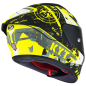 Kask Motocyklowy KYT NZ-RACE BLAZING żółty