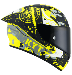 Kask Motocyklowy KYT NZ-RACE BLAZING żółty