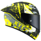 Kask Motocyklowy KYT NZ-RACE BLAZING żółty