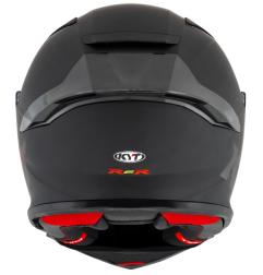 Kask Motocyklowy KYT R2R połysk matowy czarny ECE/ONU 22-06