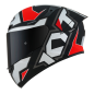 Kask Motocyklowy KYT TT-COURSE ELECTRON matowy szary/czerwony Kask Motocyklowy KYT TT-COURSE ELECTRON matowy szary/czerwony