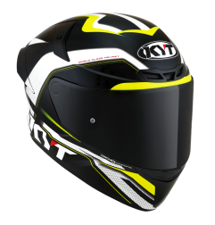 Kask Motocyklowy KYT TT-COURSE GRAND PRIX czarny/żołty