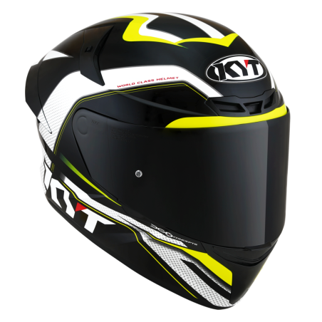 Kask Motocyklowy KYT TT-COURSE GRAND PRIX czarny/żołty