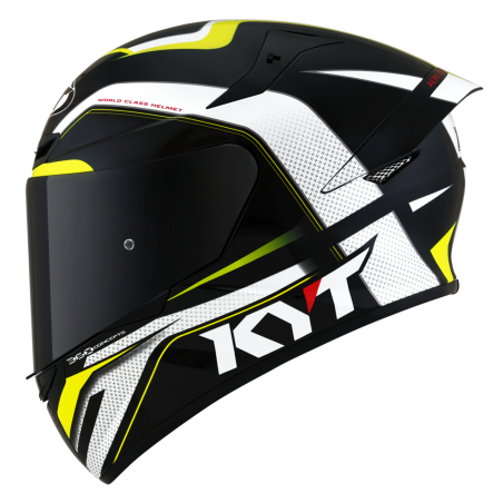 Kask Motocyklowy KYT TT-COURSE GRAND PRIX czarny/żołty