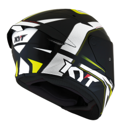 Kask Motocyklowy KYT TT-COURSE GRAND PRIX czarny/żołty