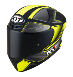 Kask Motocyklowy KYT TT-COURSE TOURIST żółty fluo mat