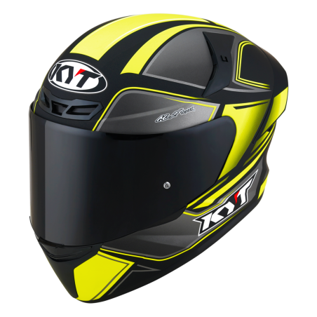 Kask Motocyklowy KYT TT-COURSE TOURIST żółty fluo mat