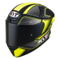 Kask Motocyklowy KYT TT-COURSE TOURIST żółty fluo mat