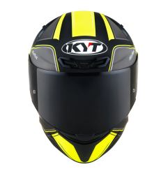 Kask Motocyklowy KYT TT-COURSE TOURIST żółty fluo mat