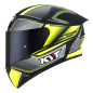 Kask Motocyklowy KYT TT-COURSE TOURIST żółty fluo mat