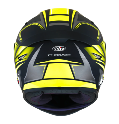 Kask Motocyklowy KYT TT-COURSE TOURIST żółty fluo mat