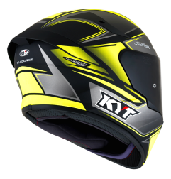 Kask Motocyklowy KYT TT-COURSE TOURIST żółty fluo mat