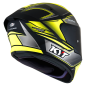 Kask Motocyklowy KYT TT-COURSE TOURIST żółty fluo mat