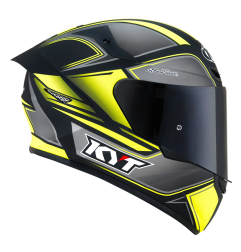 Kask Motocyklowy KYT TT-COURSE TOURIST żółty fluo mat