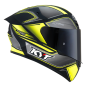 Kask Motocyklowy KYT TT-COURSE TOURIST żółty fluo mat