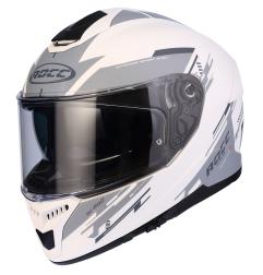 Kask motocyklowy ROCC 861 czarno-biały