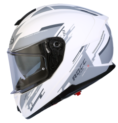 Kask motocyklowy ROCC 861 czarno-biały