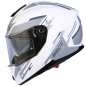 Kask motocyklowy ROCC 861 czarno-biały