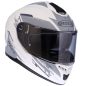 Kask motocyklowy ROCC 861 czarno-biały