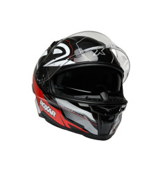 Kask Motocyklowy ROXAR BAYAMO EVO RACE Czarny/ biały/ czerwony