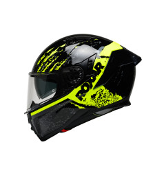 Kask motocyklowy ROXAR BAYAMO EVO TOXIC Czarny fluo