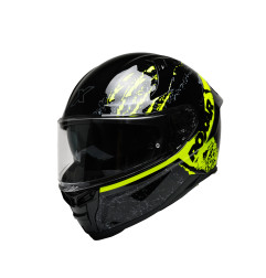 Kask motocyklowy ROXAR BAYAMO EVO TOXIC Czarny fluo