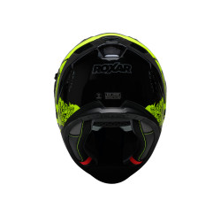 Kask motocyklowy ROXAR BAYAMO EVO TOXIC Czarny fluo