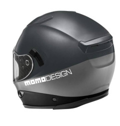 Kask motocyklowy MOMO HORNET (MONO Titanium Frost / Silver / Black / White)