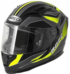 Kask motocyklowy ROCC 333 matowo-szary/neonowy