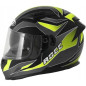 Kask motocyklowy ROCC 333 matowo-szary/neonowy