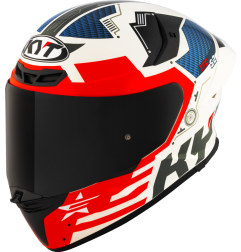 Kask motocyklowy KYT TT-REVO FUSELAGE Czerwony