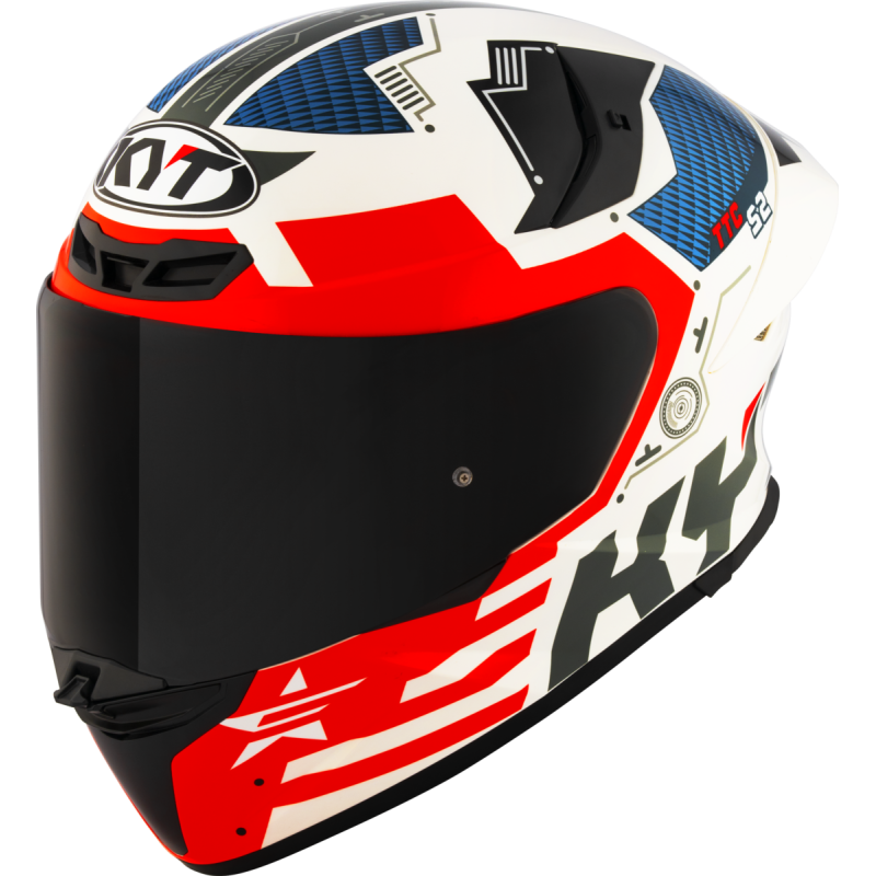Kask motocyklowy KYT TT-REVO FUSELAGE Czerwony Kask motocyklowy KYT TT-REVO FUSELAGE Czerwony